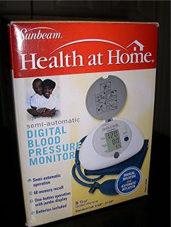 Sunbeam Health at Home Digital Blood Pressure Monitor