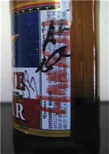 Hank Williams III Assjack Autograph Beer Bottle