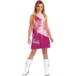 Hannah Montana Pink Dress Diva Costume 4 6X