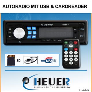 Autoradio Hanssen HH9016 USB SD  Aux in FB 180W Neu