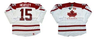 Dany Heatley Team Canada 2010 Olympic Jersey Sharks