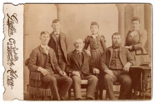 Cabinet Photo 6 People Children Griffin Hebron Nebraska NE