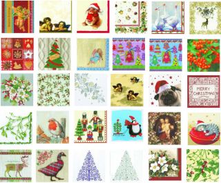 Christmas Traditional English Xmas Paper Table Napkins 30 Designs U