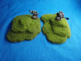 15mm Stepped Hill Set Grassy Wargame Wargaming Terrain