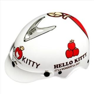 Get this Hello Kitty half helmet for riding in style, safety & fun