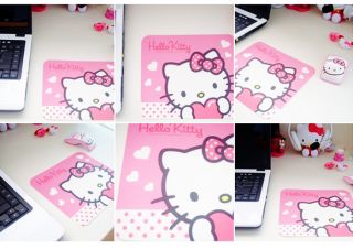hello kitty PC Laptop Computer mouse mat mousepad_rectangle pink