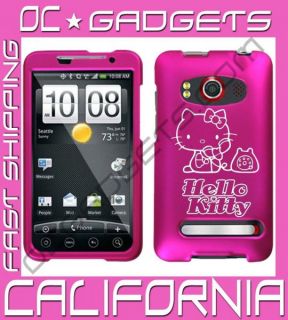 Hello Kitty Phone Pink Case Cover Sprint HTC EVO 4G