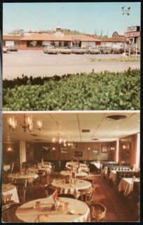 Harrisonburg VA Lloyds Steak House Restaurant Vintage 1960s Cars Old