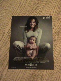 Got Milk Advertisement Mariska Hargitay Ad Woman Baby