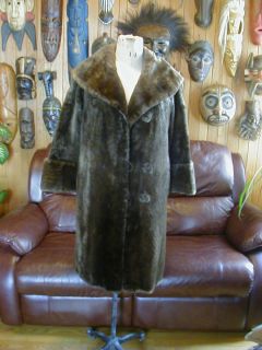 Great River Otter Womens Fur Coat XL