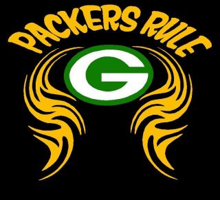 Green Bay Packers Tribal Packers Rule Accent Vinyl Decal Sticker
