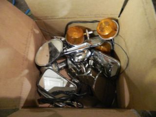 Harley Touring Softail Dyna Sportster Parts Lot Turn Signals Mirrors