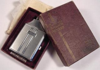 Ronson Mastercase Harry Cigarette Case Lighter w Box