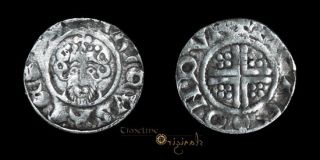 Scarce Henry III Durham Peres Silver Hammered Short Cross Penny Coin