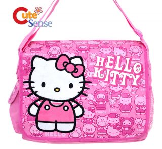 Hello Kitty School Messenger  Diaper Bag Friends Pink