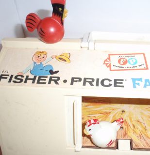 915 FISHER PRICE VINTAGE LITTLE PEOPLE PLAY FAMILY FARM 1967