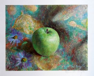 Henriette Wyeth Hurd Lithograph Trumans Apple REDUCED