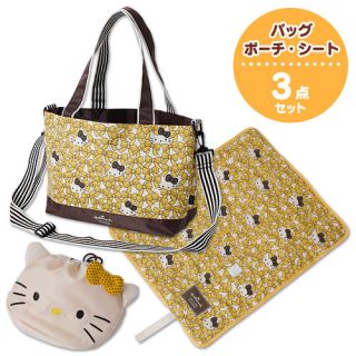 Hello Kitty x Hallmark Mother Tote Bag Pouch Seat Handbag Christmas