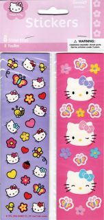 Sticker Strips Hello Kitty Party Supplies Favors Pink Purple