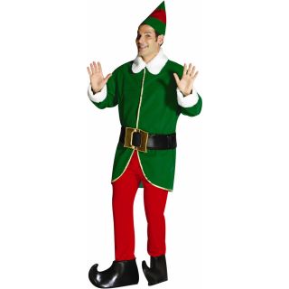  Red Elf Adult Costume Elf Santas Helper Elves Christmas x Mas