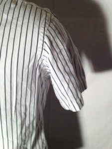 Polo Ralph Lauren Black and White Striped Custom Fit Medium