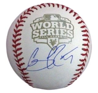 Gregor Blanco Signed Baseball 2012 World Series PSA DNA Certified