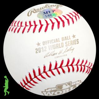 Gregor Blanco Signed Auto 2012 World Series WS Champs Baseball Ball
