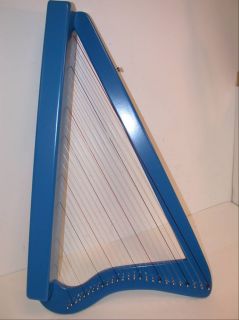 HARPSICLE Rees Harps 26 String LAP Harp, Blue Package, HARP BLU PACK