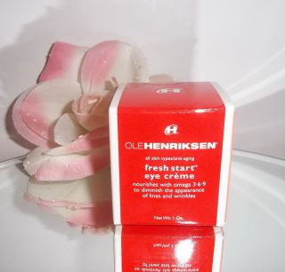 Ole Henriksen Fresh Start Eye Creme Cream 1 0oz SEALED