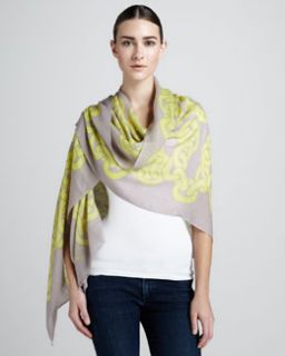 chain print kenley scarf mint $ 250