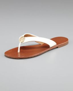 Tory Burch Thora Leather Thong Sandal   