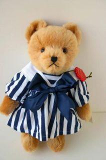 Hermann Teddy Original Bear Mohair Nautical Dress Growler Stuffed 12