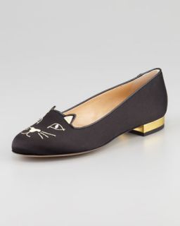 Charlotte Olympia Bisoux Smoking Slipper   