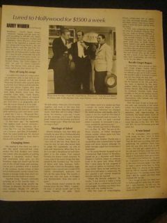  Magazine Mary Decker Harry Warren Cybill Shepherd May 26 1974