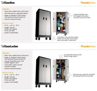 Gladiator GarageWorks GATB302DRG Premier Tall GearBox   