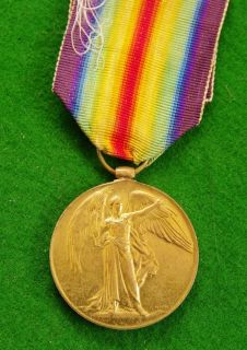   Victory Medal S 32628 Herbert J Dawson Rifle Brigade Wathamstow
