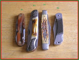  Quality Knives, Folding Hunter,Case, Camping Pocket Knife,C.J.Herbertz