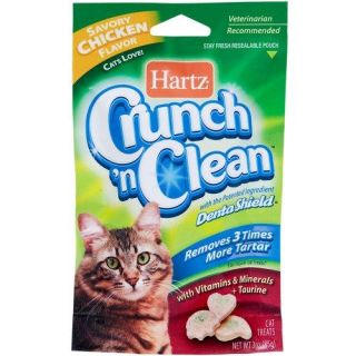 hartz crunch n clean 3 ounce cat treat chicken