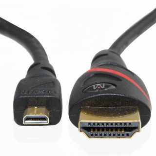 Mediabridge High Speed Micro HDMI to HDMI Cable 10 2Gbps 340 MHz 6ft