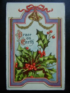 New York Postcard early 1900s Hicksville Long Island LI NY Christmas