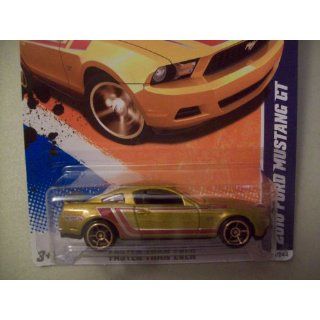 Hot Wheels 2011 Faster Than Ever Gold 2010 Ford Mustang GT