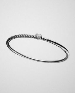 David Yurman Pave Diamond Cable Collectibles Heart Necklace   Neiman