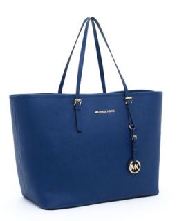 MICHAEL Michael Kors Jet Set Travel Medium Travel Tote, Navy   Neiman