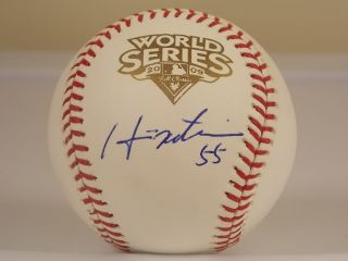 Hideki Matsui Yankees Single Signed  55 2009 WS MVP Baseball Auto