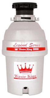 Waste King L 8000 Legend Series 1.0 Horsepower Continuous Feed Garbage