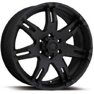 Ultra Gauntlet 17x9 Black Wheel / Rim 8x6.5 with a 12mm Offset and a