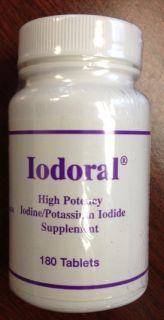 Iodoral High Potency Iodine Potassium Iodide Supplement 180 Tablets