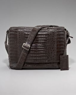 Brown Crocodile Bag  