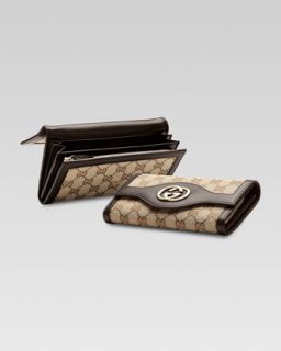 Gucci Sukey Zip Continental Wallet   