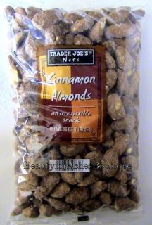 Fresh Trader Joes Irresistable Cinnamon Almonds 16 Oz